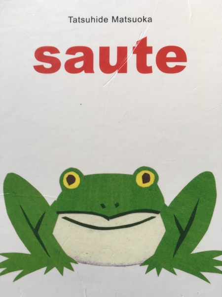 une grenouille au repos